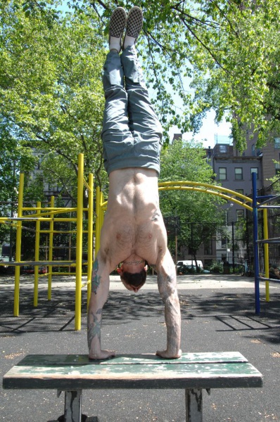elevated handstand