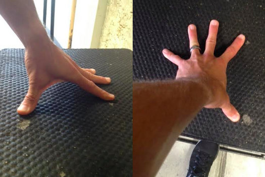Fingertip Setup Hand Position