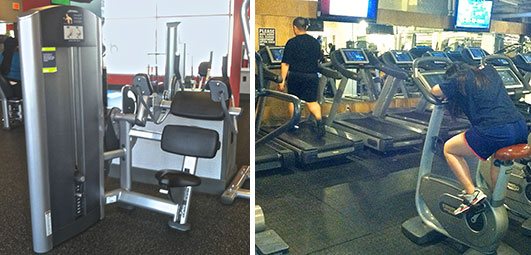 Ab Machine treadmill