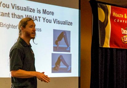 Logan Christopher Presenting at Dragon Door's Health and Strength Conference, 2015
