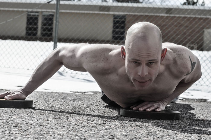 There's a lot more to pushups than just pushing up.